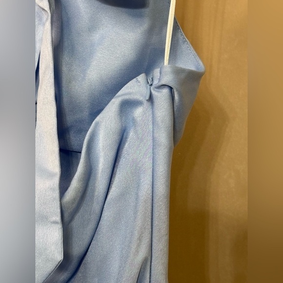 Hello Molly Elegant Blue Sleeveless Dress Sz M - Picture 5 of 8